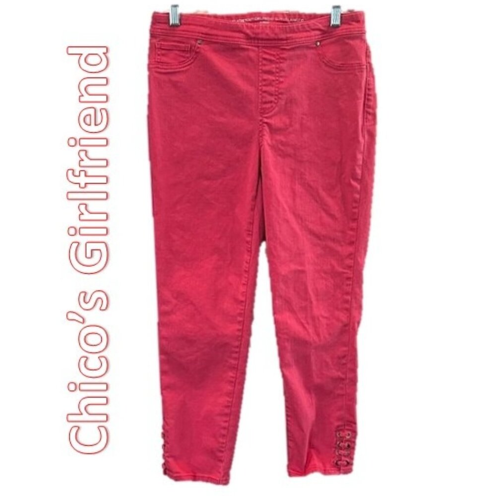 CHICO'S Perfect Stretch Girlfriend Slim Leg Jeans - XS